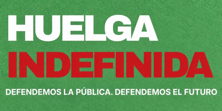 huelga indefinida infantil primaria profesorado madrid